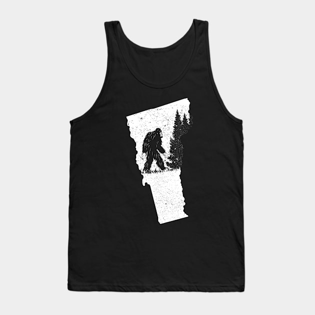 Bigfoot Vermont State Tank Top by Tesszero